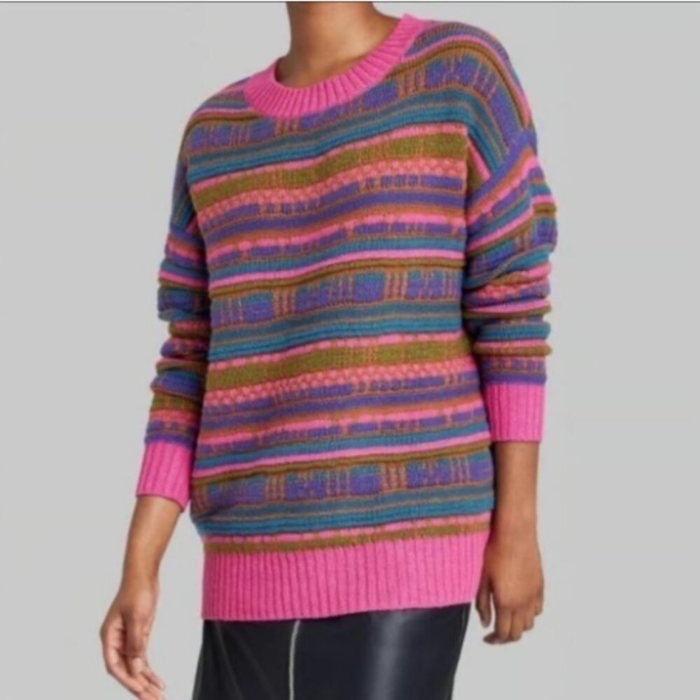 NWT Wild Fable Colorful Sweater
